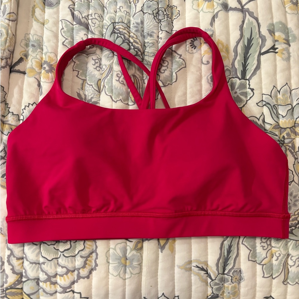 lululemon Energy Bra
Medium Support calypso pink size 10